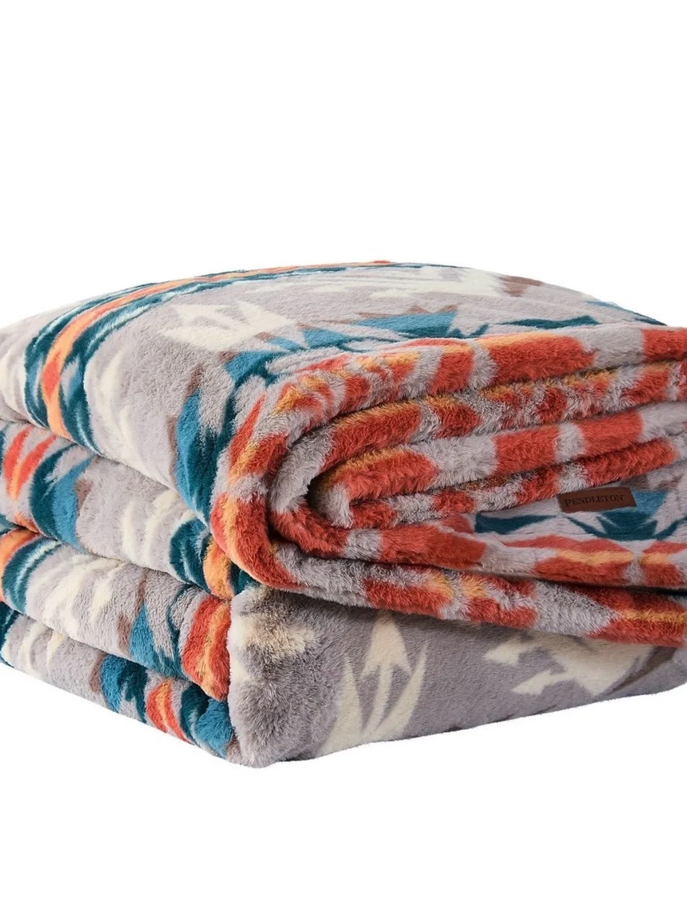 NEW Pendleton Faux Fur Soft Luxe Blanket Queen Echo Peaks 98x92